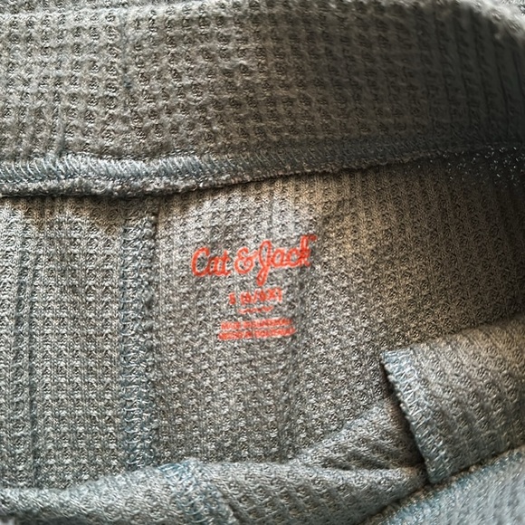 CAT & JACK WAFFLE TWO-PIECE OUTFIT GIRLS (TOP M 7/8) (PANTS 6/6X) - Picture 7 of 9